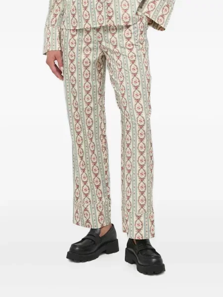 Pantaloni Notes Du Nord cu dungi