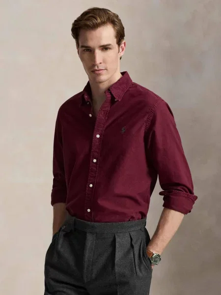 Polo Ralph Lauren Cămașă vin roșu