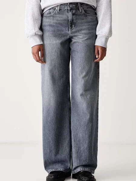Karl Lagerfeld Jeans blugi relaxed fit pentru femei gri