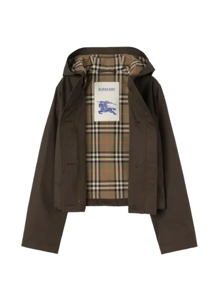 Atogrąžų apkirptas parka Burberry ruda