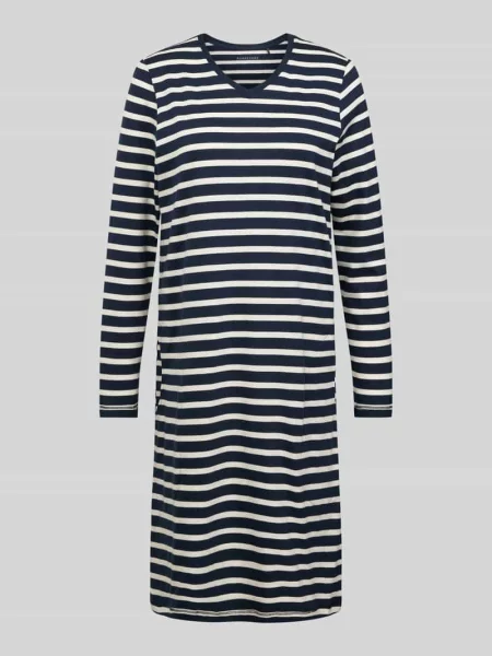 Koszula nocna ze wzorem w Schiesser niebieski