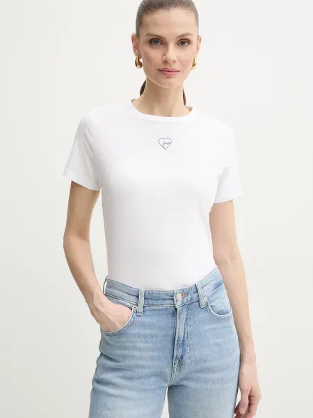 BOSS Orange tricou din femei alb