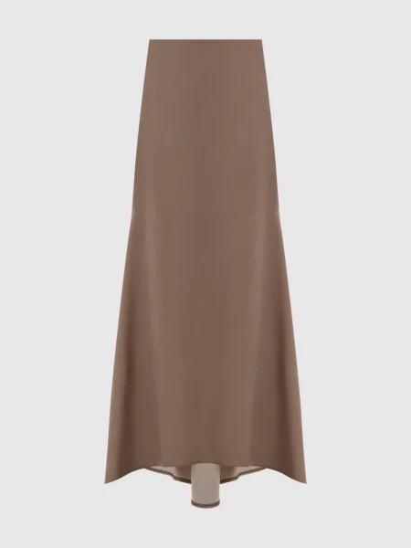Спідниця максі Brunello Cucinelli бежева