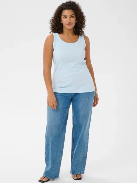 Kaffe Tricou azuriu