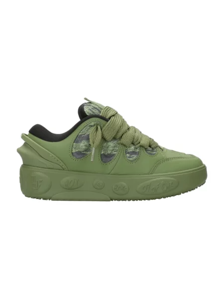Sneakersy Puma skórzane zielone