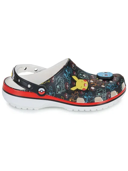 Papucs Crocs nyomtatás fekete