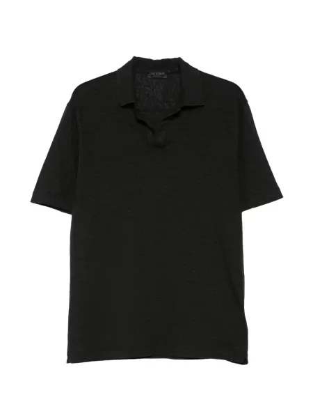 Tricou Dell'oglio cu decolteu în V negru