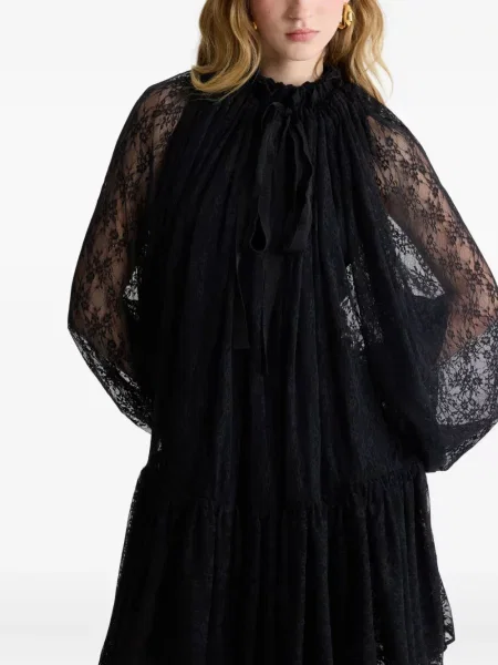Rochie mini Patou din dantelă de costum negru