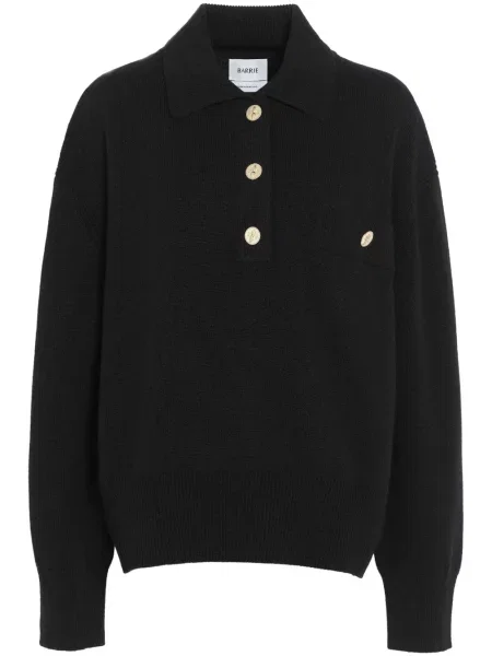 Pulover Barrie din cașmir negru
