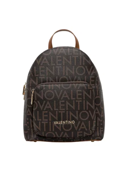Valentino Bags plecak REGINA RE mały wzorzysty brązowy