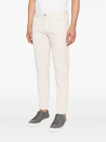 Pantaloni Dondup din țesătură twill