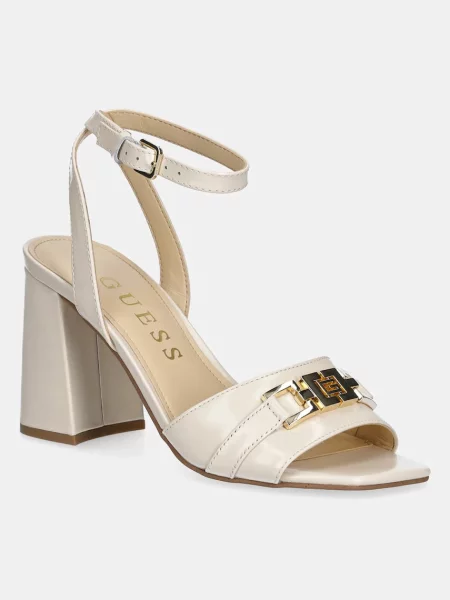 Guess sandale de piele GRATO bej
