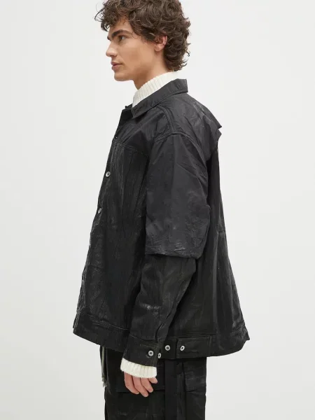 Μπουφάν Rick Owens Jumbo Worker μαύρο