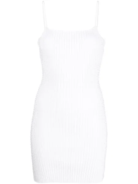 Rochie Alexander Wang de cristal alb