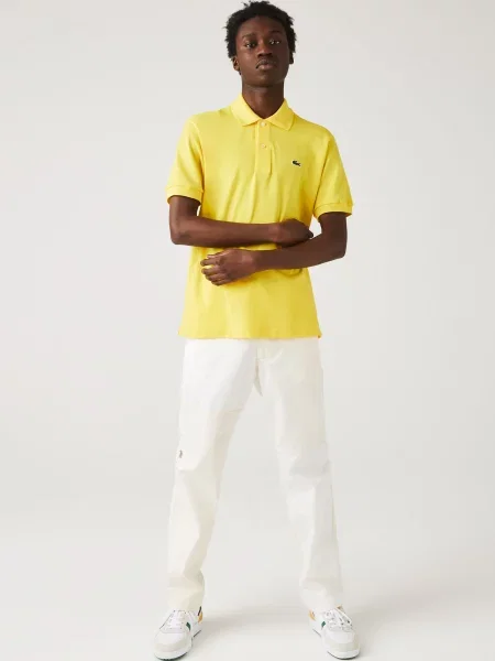 Поло Lacoste жовтий