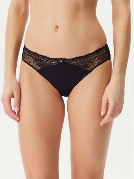 Klasične spodnje hlačke Selmark črna