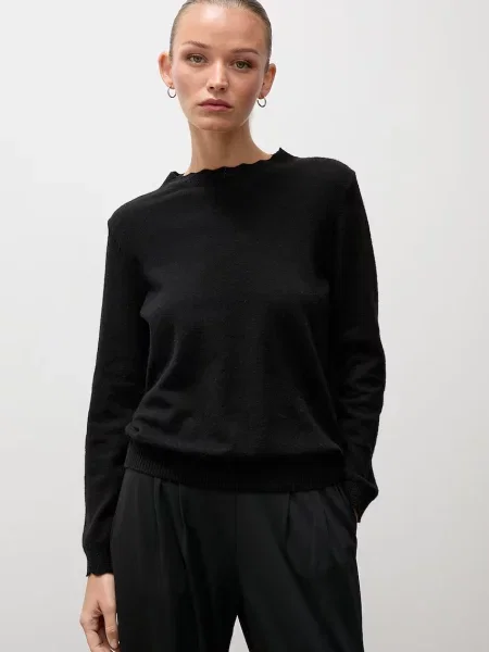 Answear.LAB pulover pentru femei cu lână negru