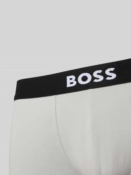 Bokserki typu brief z mieszanki bawełny w Boss czarne