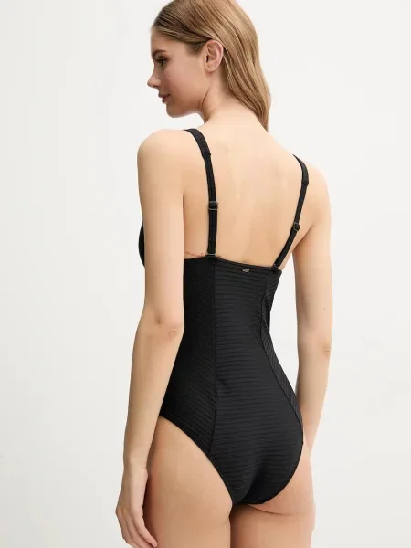Dámske jednodielne plavky Rip Curl Premium Surf D-Dd black čierna