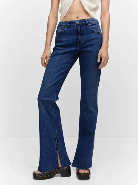 MANGO Jeans ELLE închis albastru