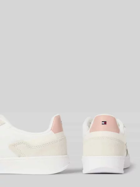 Lniane trampki Tommy Hilfiger białe