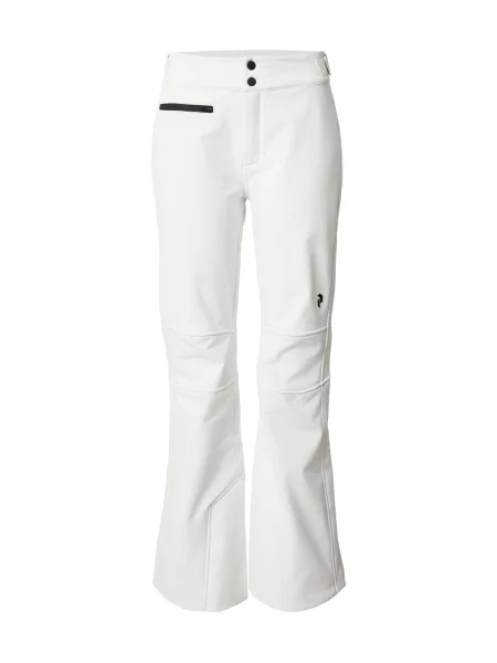 PEAK PERFORMANCE Sportovní kalhoty černá / offwhite bílé