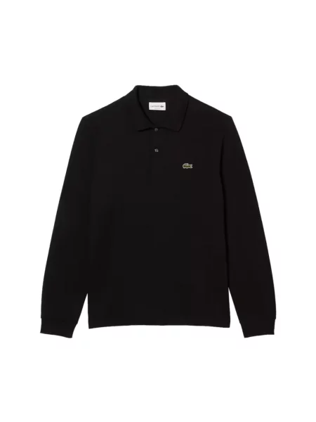 Lacoste longsleeve gładki czarny