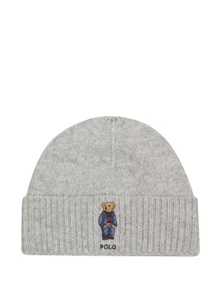 Fular Polo Ralph Lauren cu autograf gri