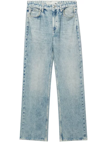 Blugi drepți Rag & Bone albastru
