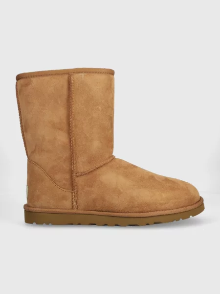 UGG cizme de zapada din piele intoarsa Classic Short maro