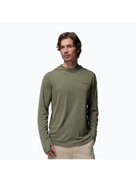 Мъжки трекинг суитшърт Columbia Zero Rules Lite Hoodie stone green зелено