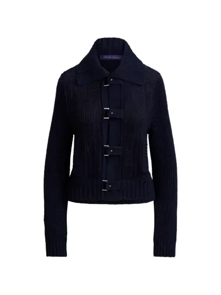 Pleteni kardigan Ralph Lauren Collection plava