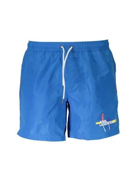 Kąpielówki Karl Lagerfeld Beachwear niebieskie
