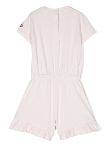 Krótki kombinezon dziecięcy Moncler Enfant różowy