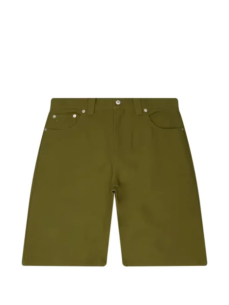 Pantaloni scurți Metalwood Studio din canvas verde