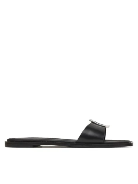 Papuci Calvin Klein fără toc negru