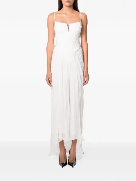 Rochie maxi Norina St alb