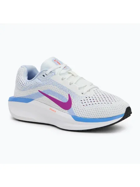 Nike Winflo 11 csúcs fehér/royal pulse/football szürke/hyperviolet női futócipő. Méret: 38 EU fehér