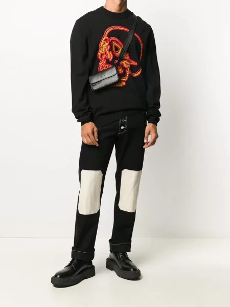 Hanorac Philipp Plein cu autograf negru