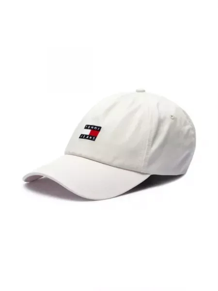 Tommy Jeans Șapcă baseball alb