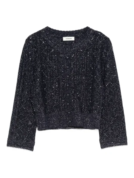 Cardigan Sandro albastru