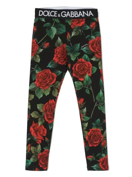Legginsy dziecięce Dolce And Gabbana czarne