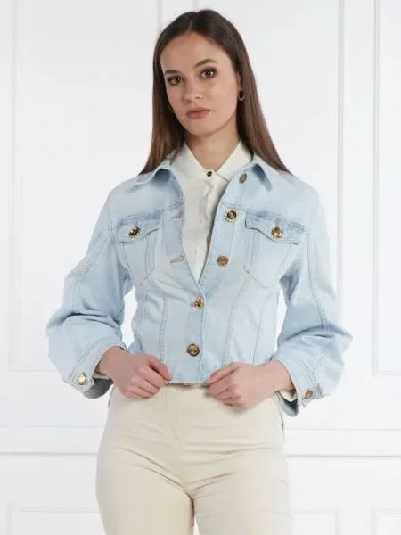 Pinko Geacă de blug BOB GIUBBINO | Cropped Fit albastru