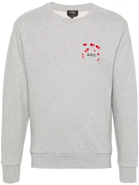 Hanorac A.p.c. cu imagine gri