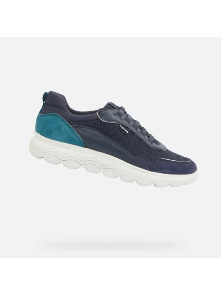 Sneakerși Geox albastru