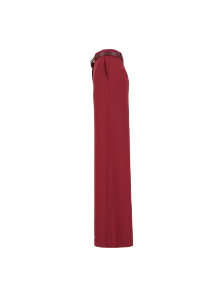 Spodnie Max Mara Studio czerwone