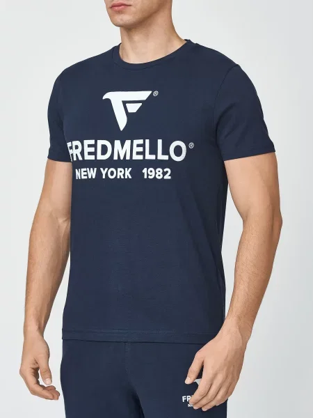 Футболка Fred Mello синя