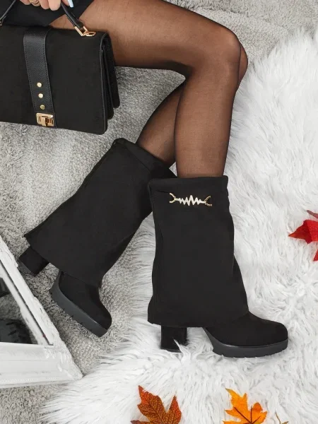 Gleznă botine Resti elegante negru