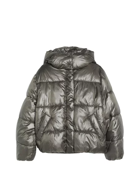 Bershka Geacă de iarnă negru