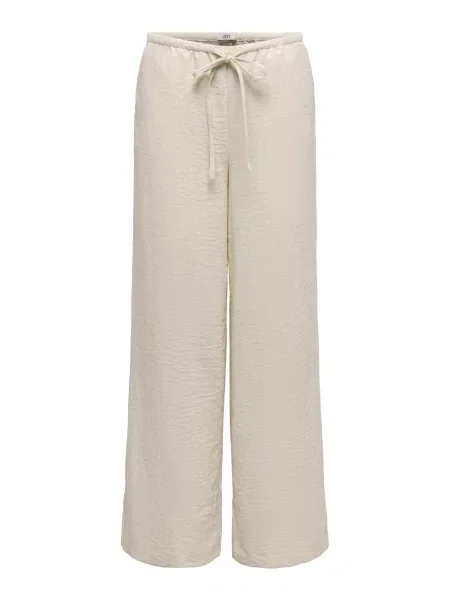 JDY Pantaloni JDYCARA kitt alb